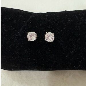 Beautiful earrings without the cost of diamonds.  Never worn, cant wear pierced